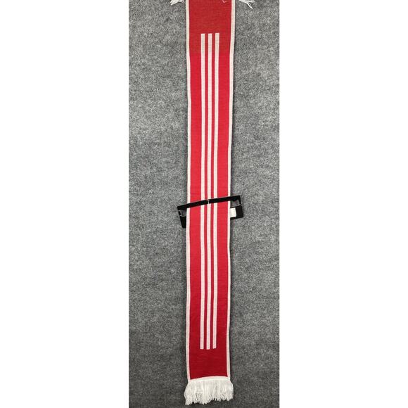 Adidas Manchester United Scarf Red White - Picture 4 of 6